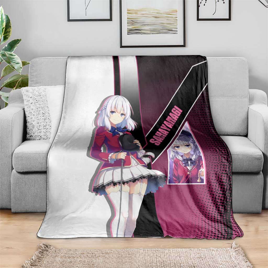 Arisu Sakayanagi Blanket Refined High-Class Anime Style