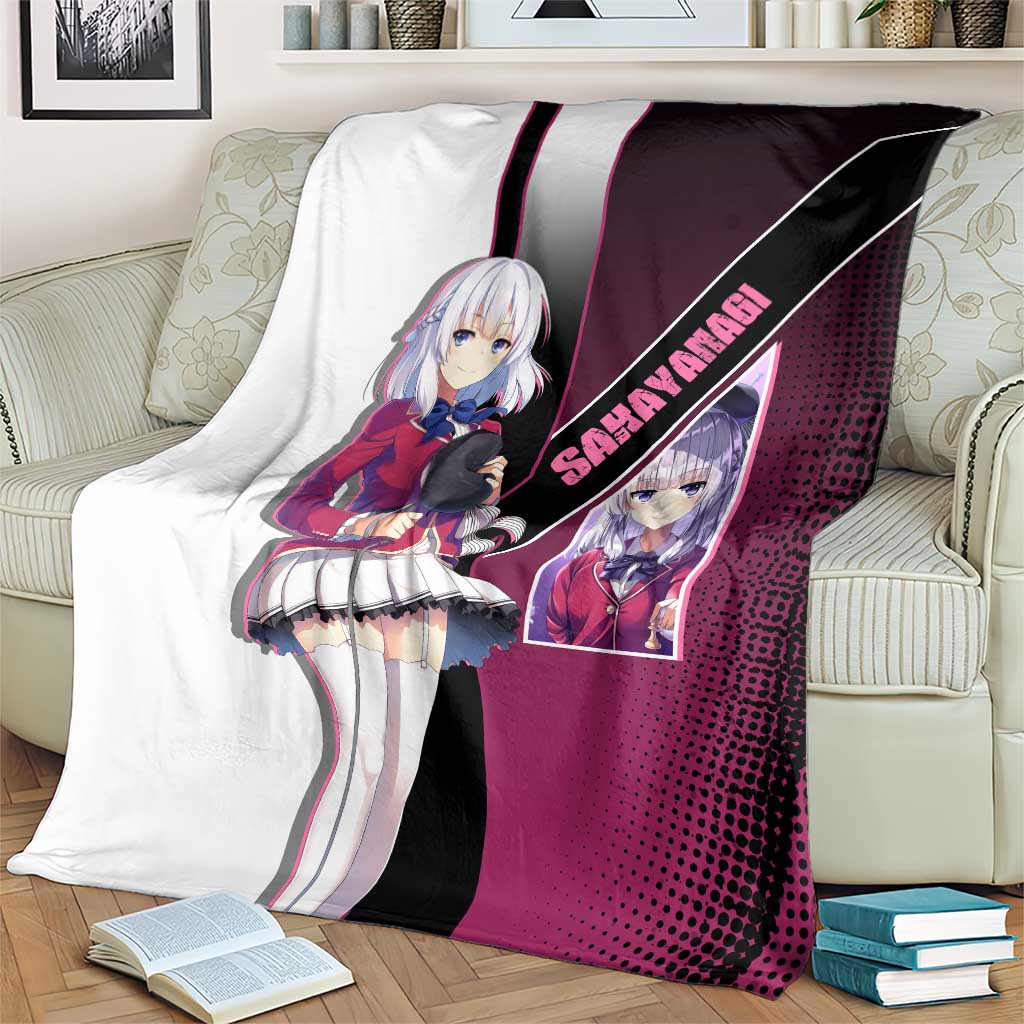 Arisu Sakayanagi Blanket Refined High-Class Anime Style