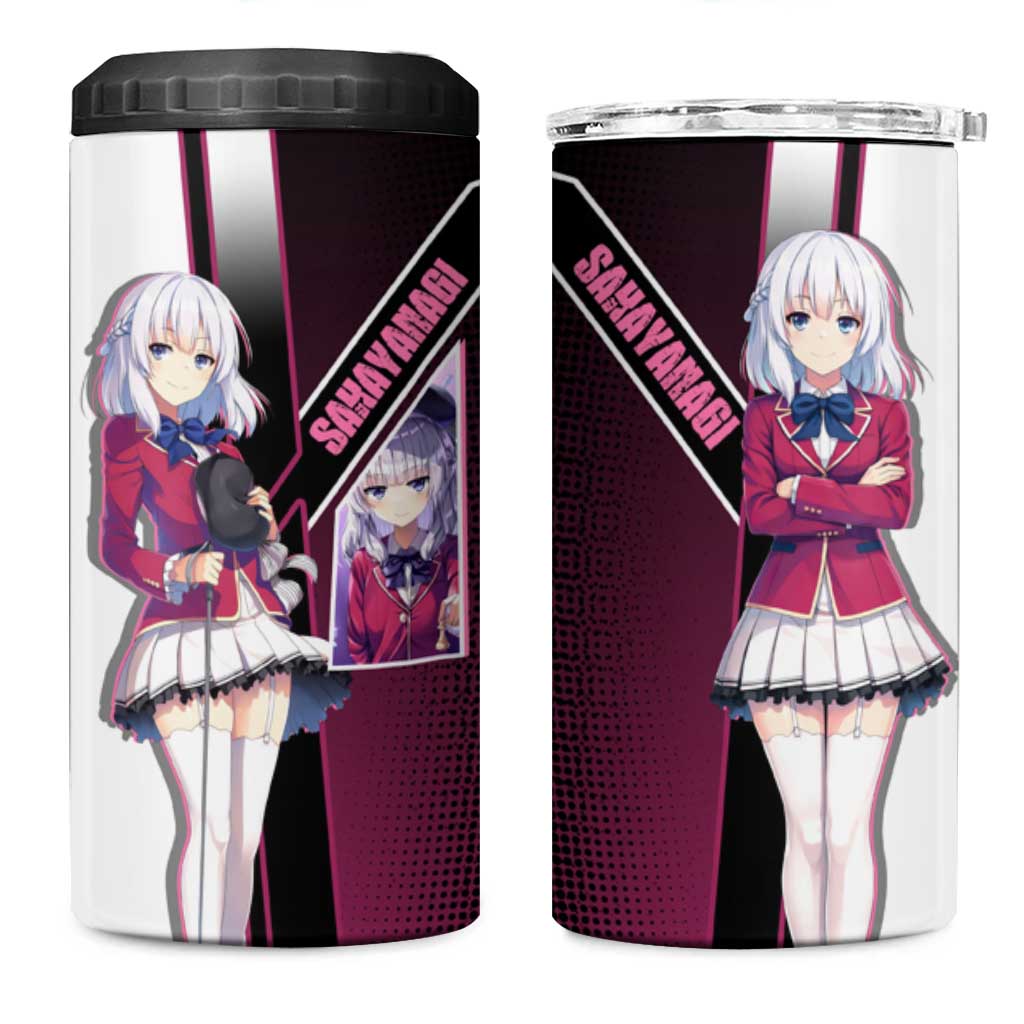 Arisu Sakayanagi 4 in 1 Can Cooler Tumbler Refined High-Class Anime Style