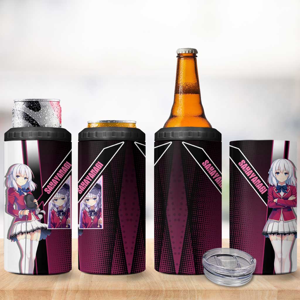 Arisu Sakayanagi 4 in 1 Can Cooler Tumbler Refined High-Class Anime Style