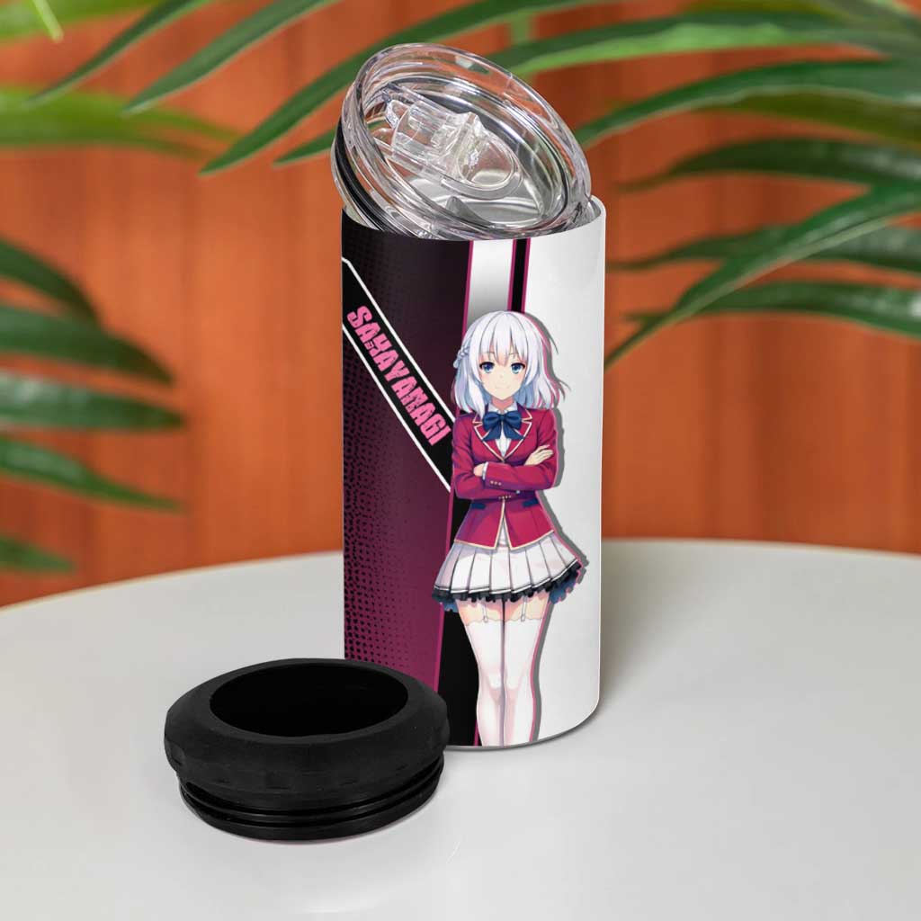 Arisu Sakayanagi 4 in 1 Can Cooler Tumbler Refined High-Class Anime Style