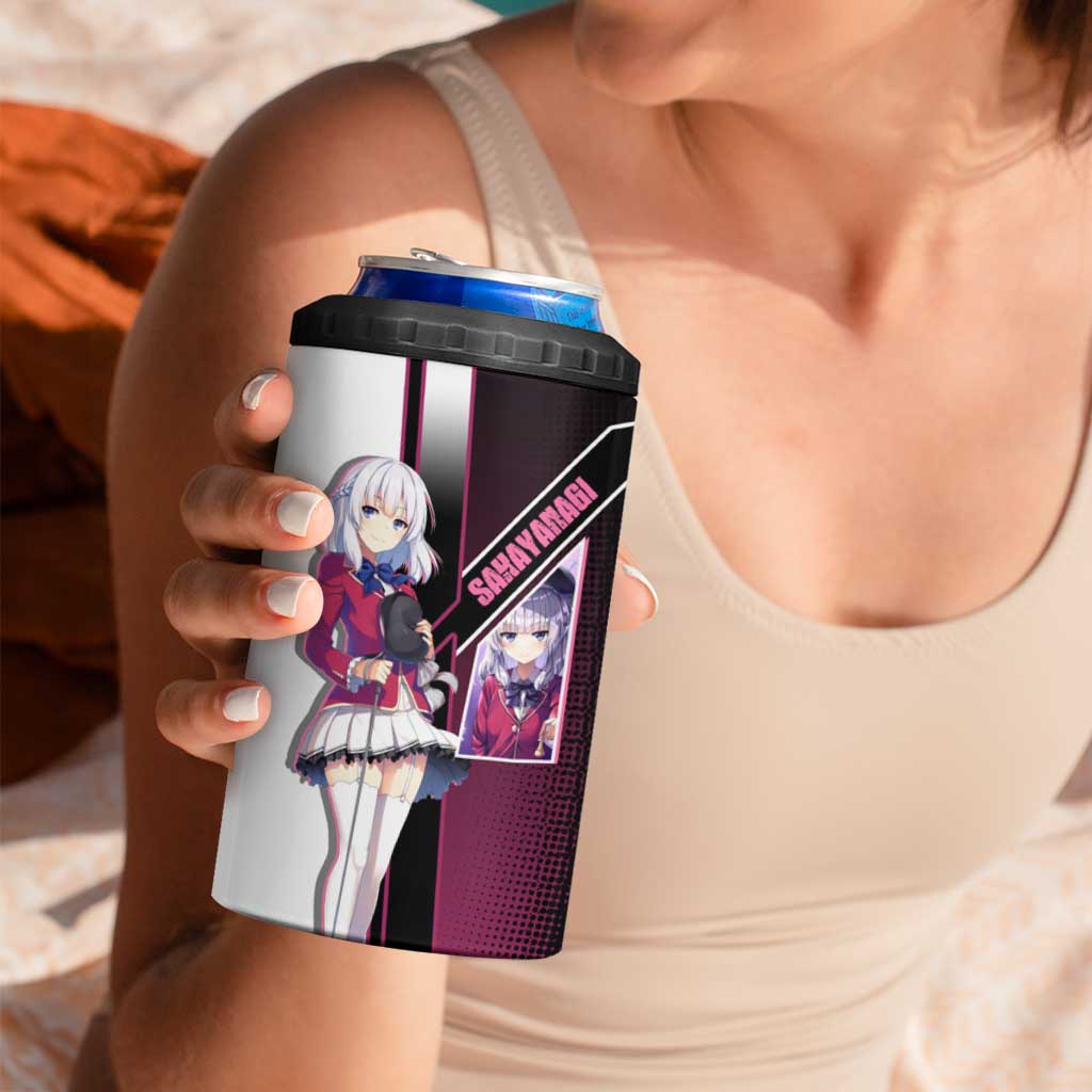 Arisu Sakayanagi 4 in 1 Can Cooler Tumbler Refined High-Class Anime Style