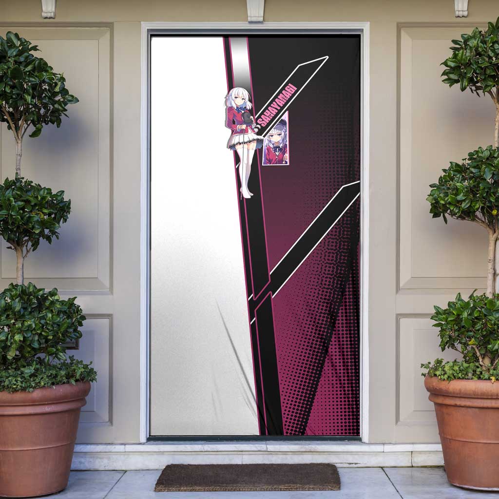 Arisu Sakayanagi Door Cover Refined High-Class Anime Style