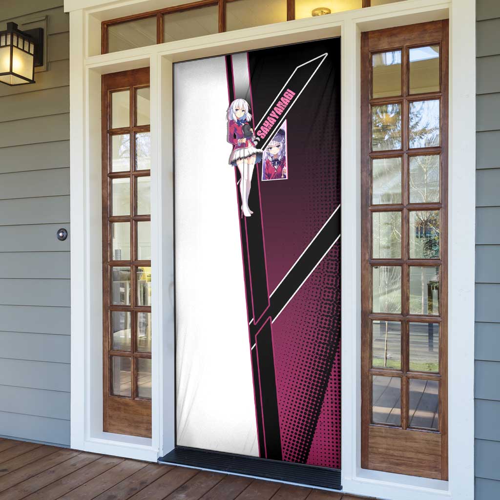 Arisu Sakayanagi Door Cover Refined High-Class Anime Style