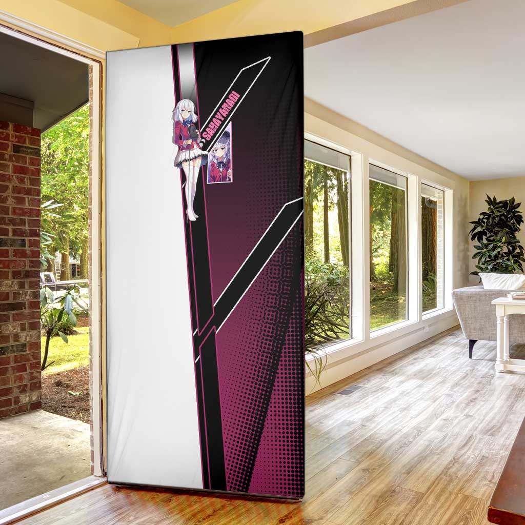 Arisu Sakayanagi Door Cover Refined High-Class Anime Style