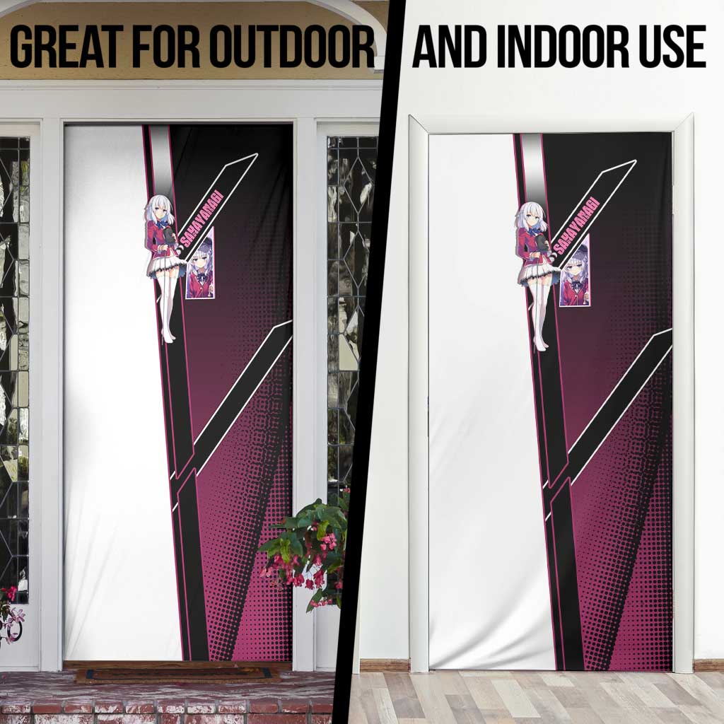Arisu Sakayanagi Door Cover Refined High-Class Anime Style
