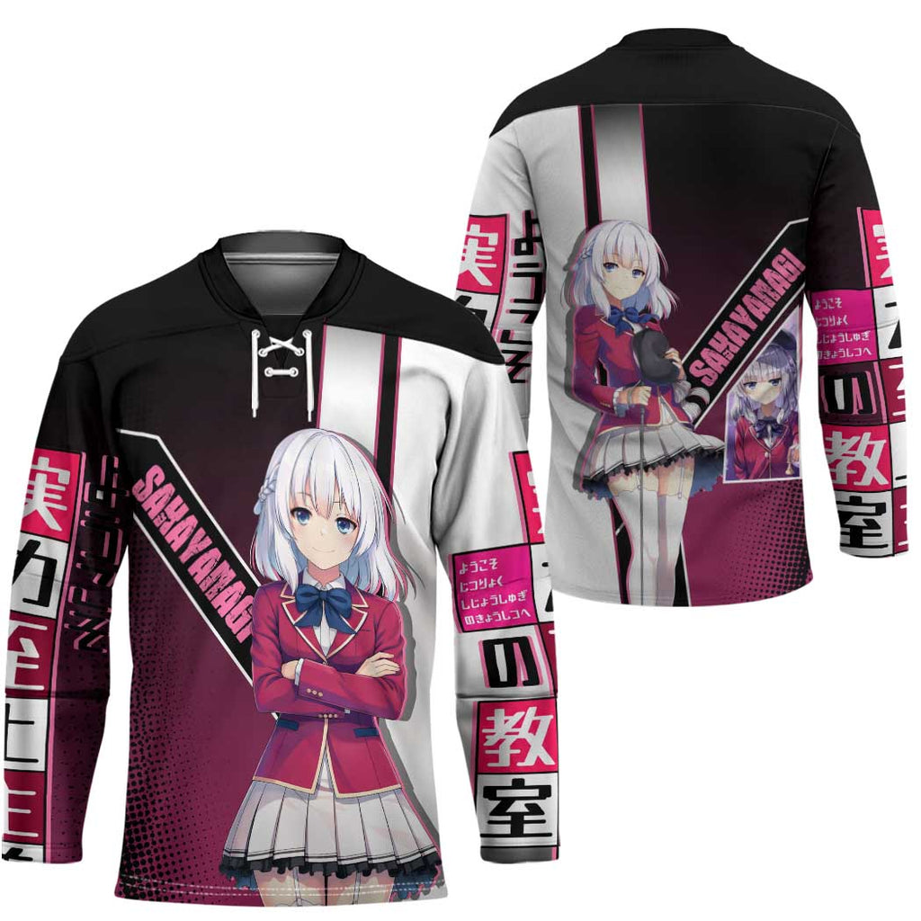 Arisu Sakayanagi Hockey Jersey Refined High-Class Anime Style