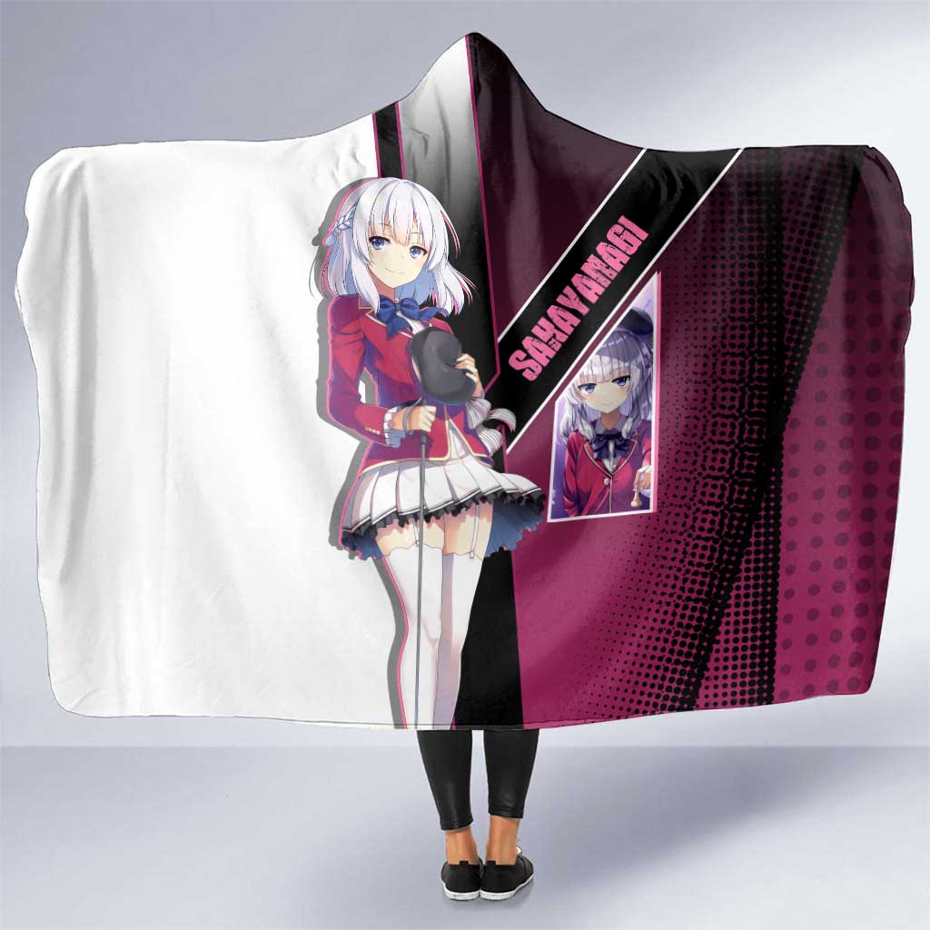 Arisu Sakayanagi Hooded Blanket Refined High-Class Anime Style