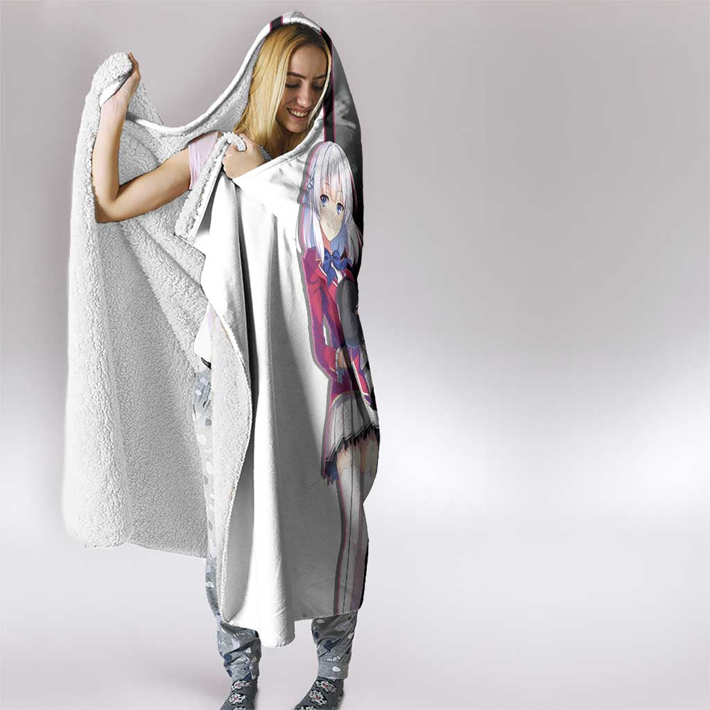 Arisu Sakayanagi Hooded Blanket Refined High-Class Anime Style
