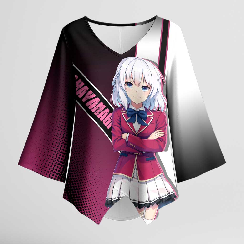 Arisu Sakayanagi Kimono Sleeve Blouse Refined High-Class Anime Style
