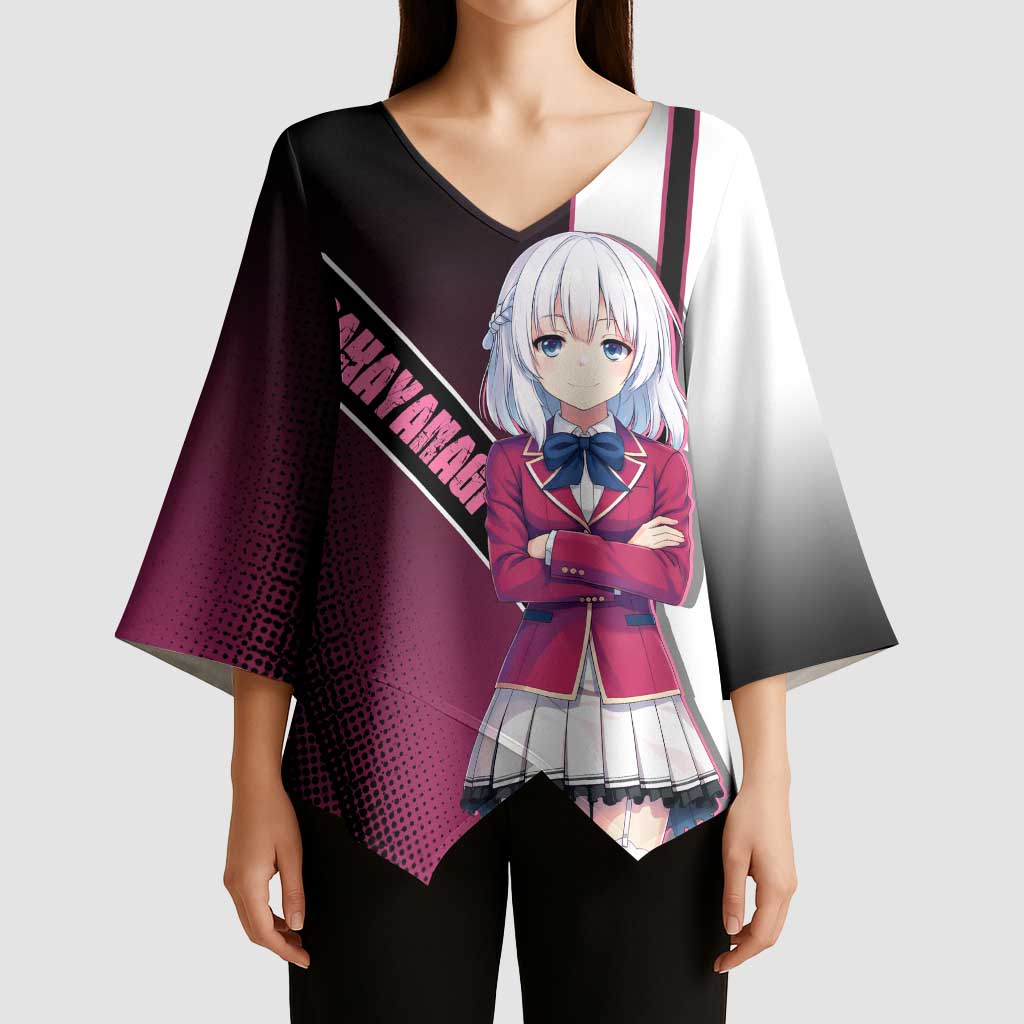 Arisu Sakayanagi Kimono Sleeve Blouse Refined High-Class Anime Style