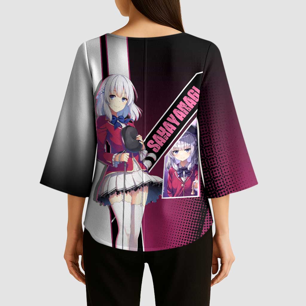 Arisu Sakayanagi Kimono Sleeve Blouse Refined High-Class Anime Style