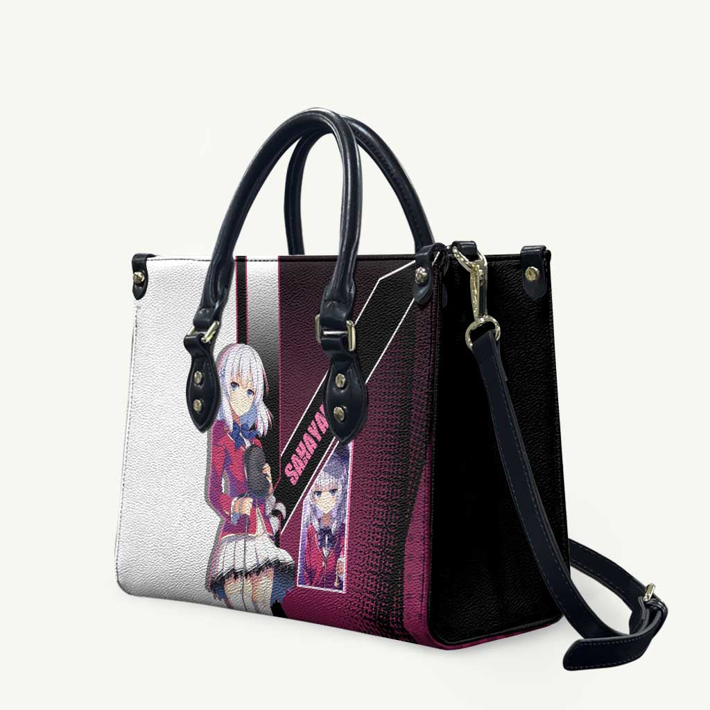 Arisu Sakayanagi Leather Bag Refined High-Class Anime Style