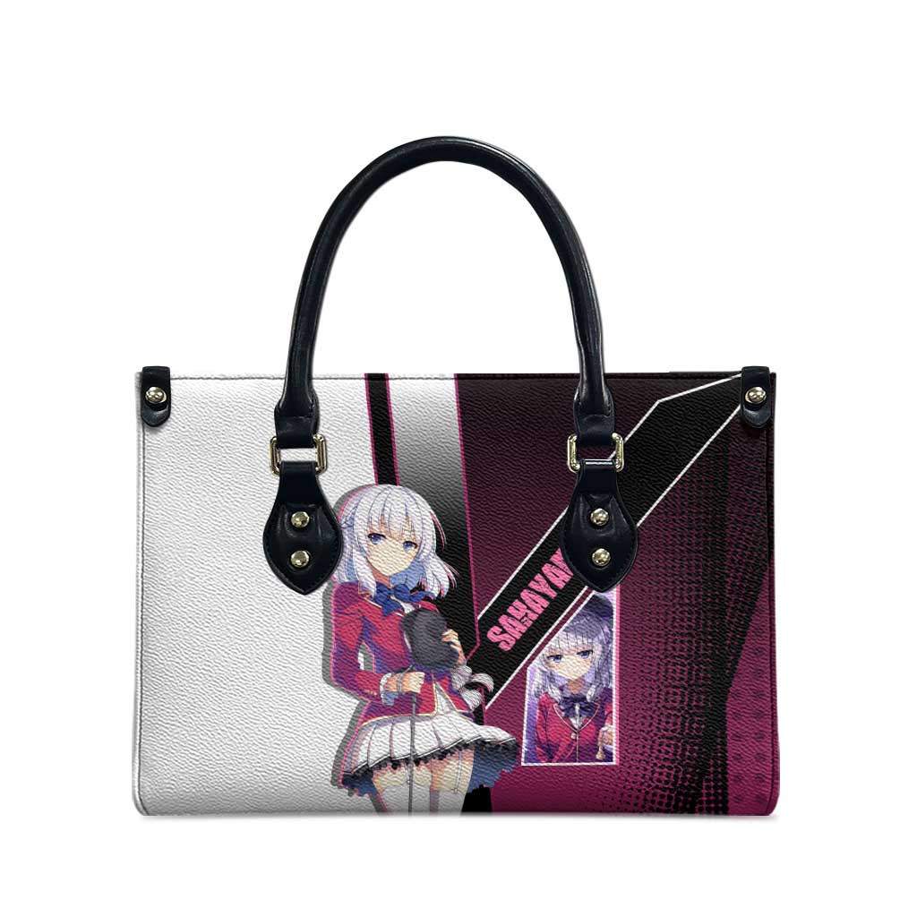 Arisu Sakayanagi Leather Bag Refined High-Class Anime Style