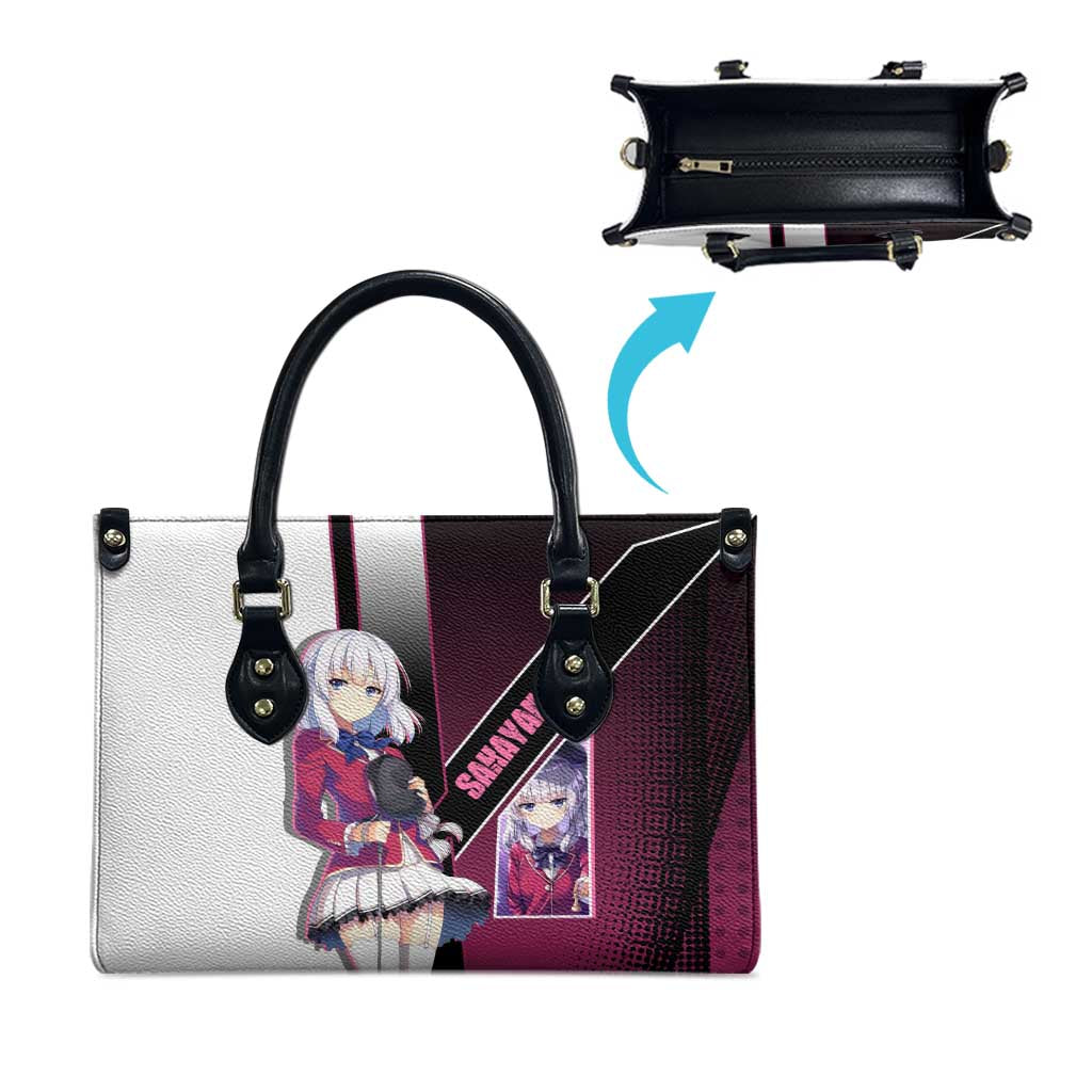 Arisu Sakayanagi Leather Bag Refined High-Class Anime Style
