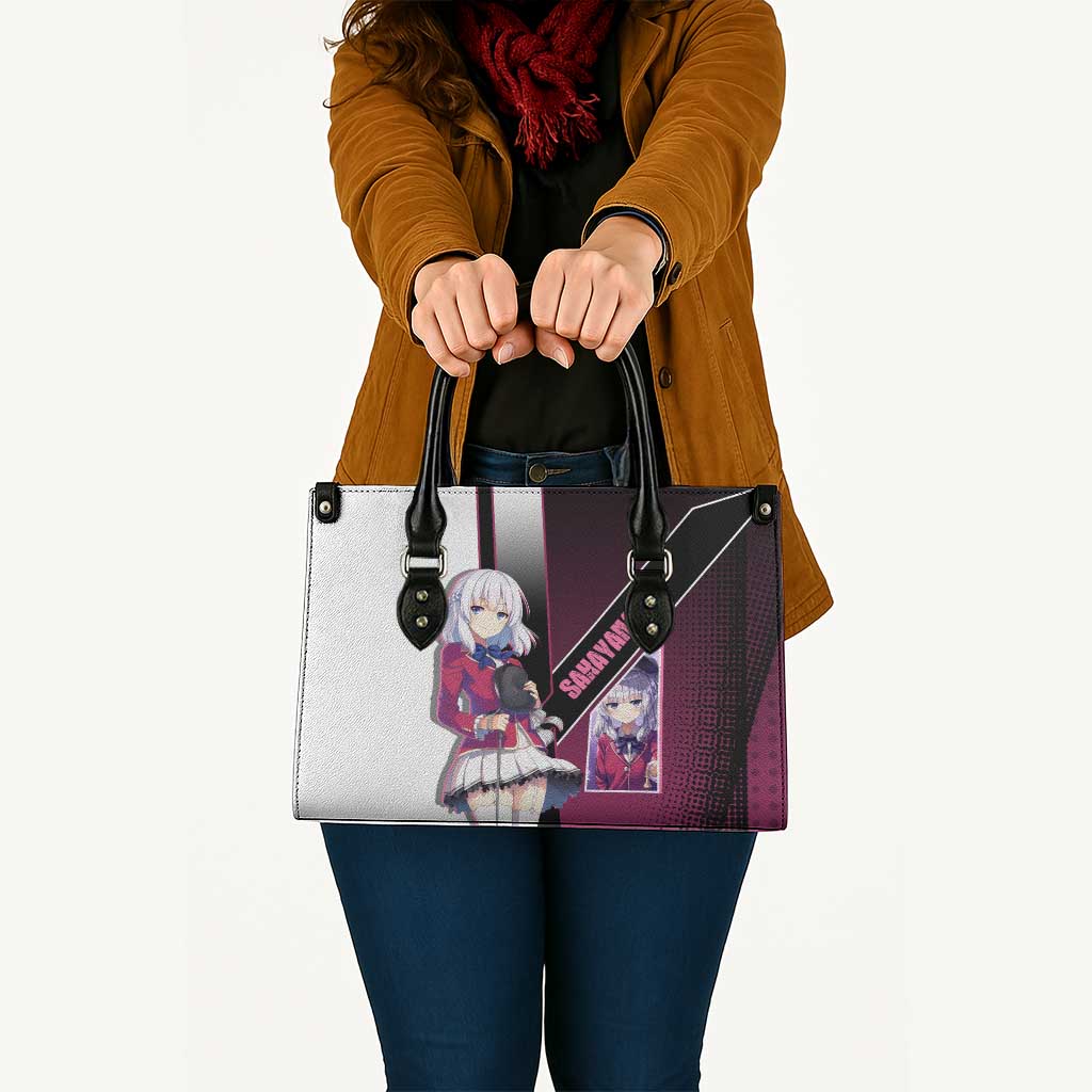 Arisu Sakayanagi Leather Bag Refined High-Class Anime Style