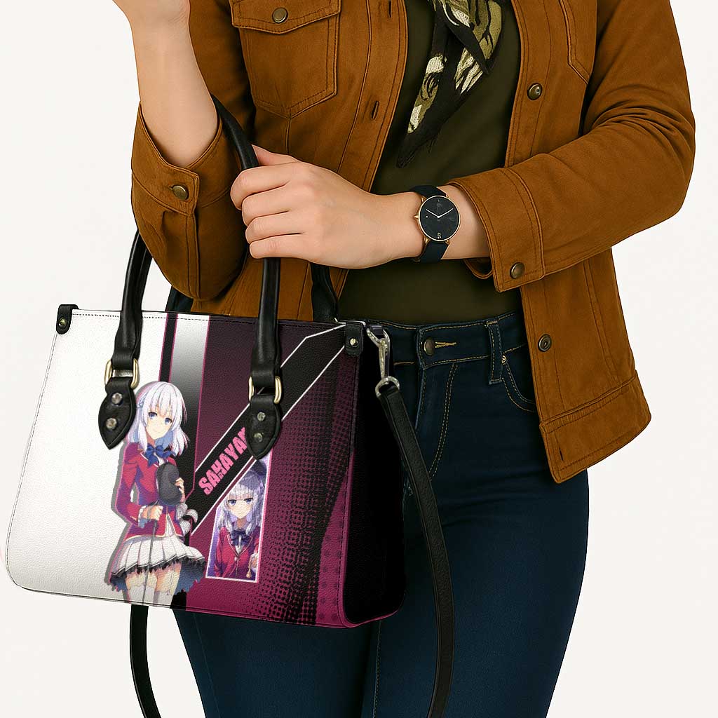 Arisu Sakayanagi Leather Bag Refined High-Class Anime Style