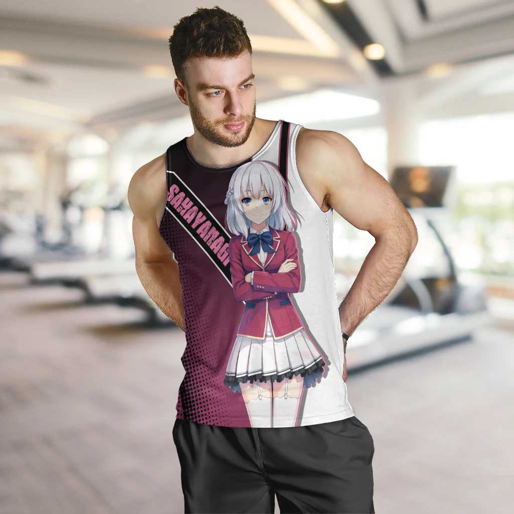 Arisu Sakayanagi Men Tank Top Refined High-Class Anime Style