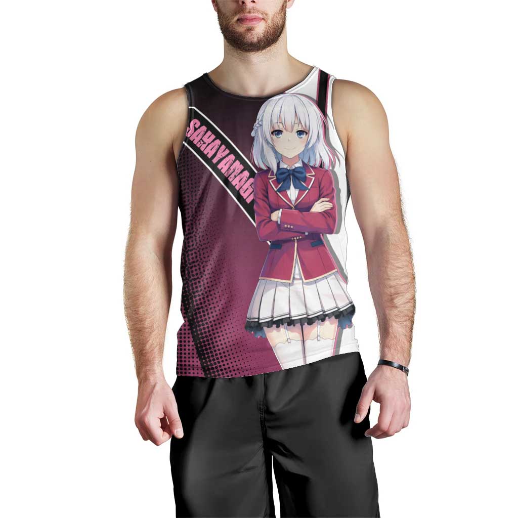 Arisu Sakayanagi Men Tank Top Refined High-Class Anime Style