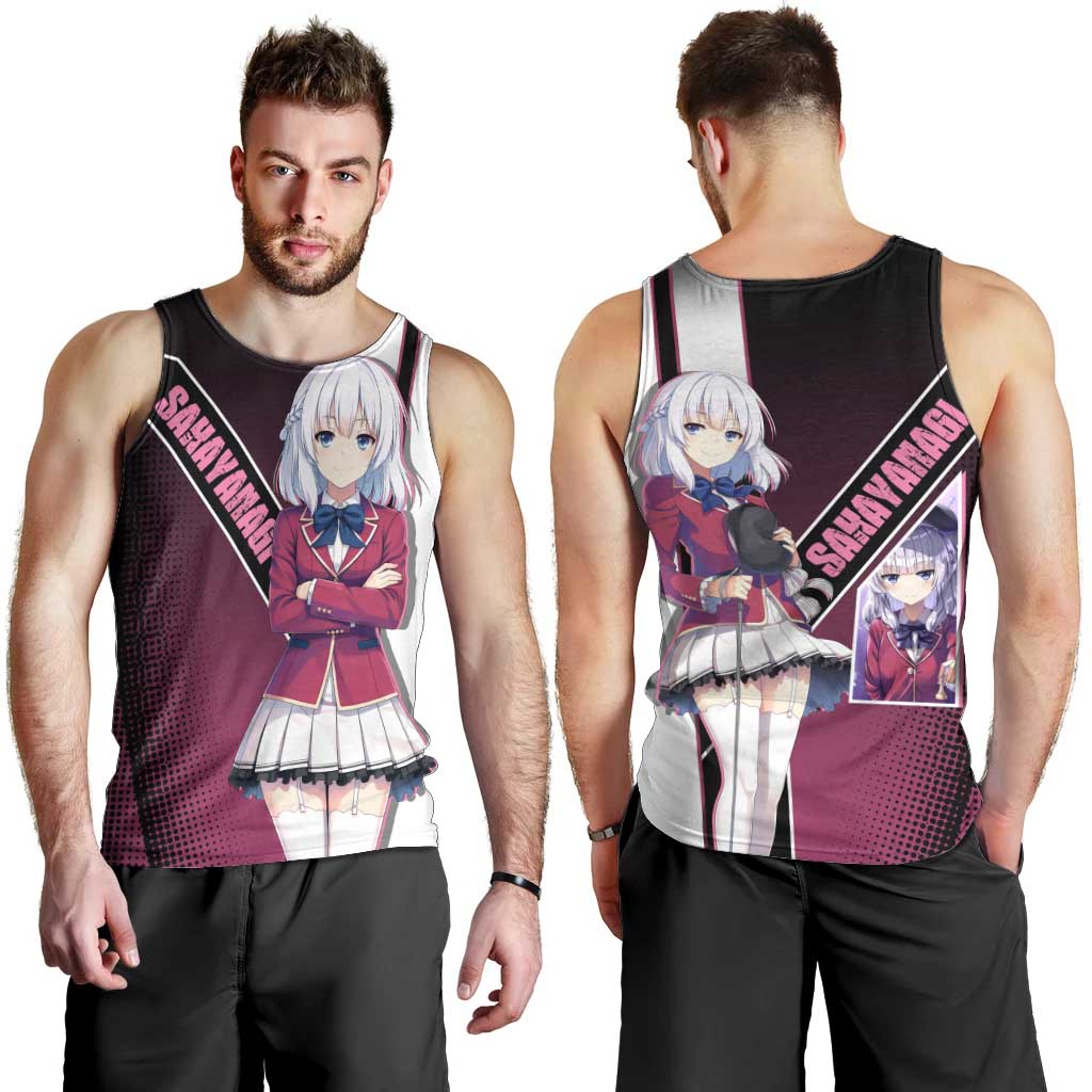 Arisu Sakayanagi Men Tank Top Refined High-Class Anime Style