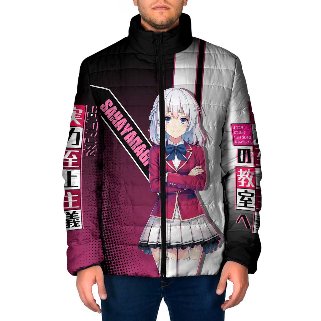 Arisu Sakayanagi Padded Jacket Refined High-Class Anime Style