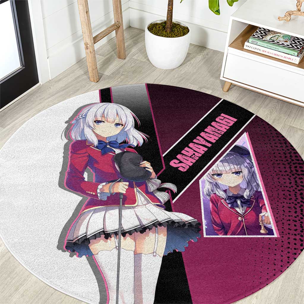 Arisu Sakayanagi Round Carpet Refined High-Class Anime Style