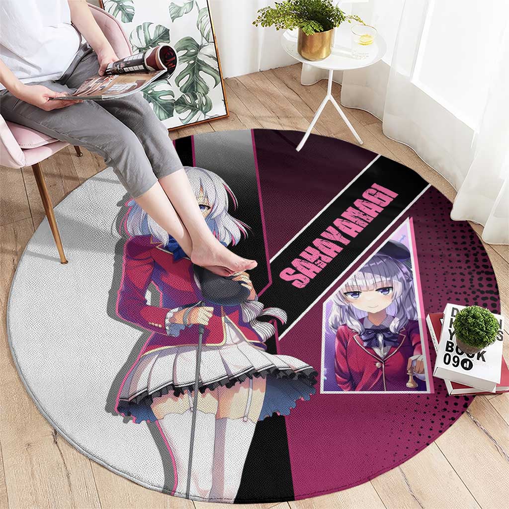 Arisu Sakayanagi Round Carpet Refined High-Class Anime Style
