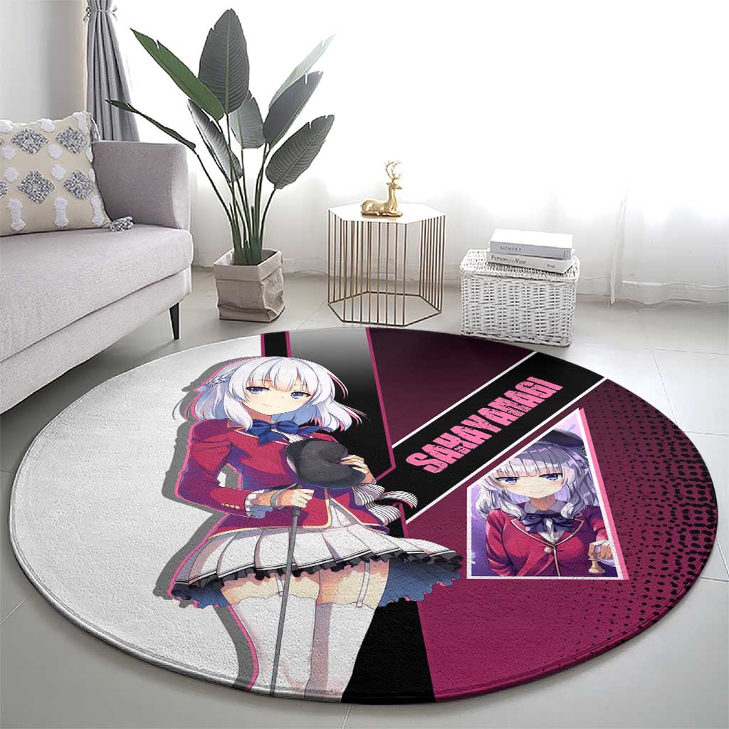 Arisu Sakayanagi Round Carpet Refined High-Class Anime Style