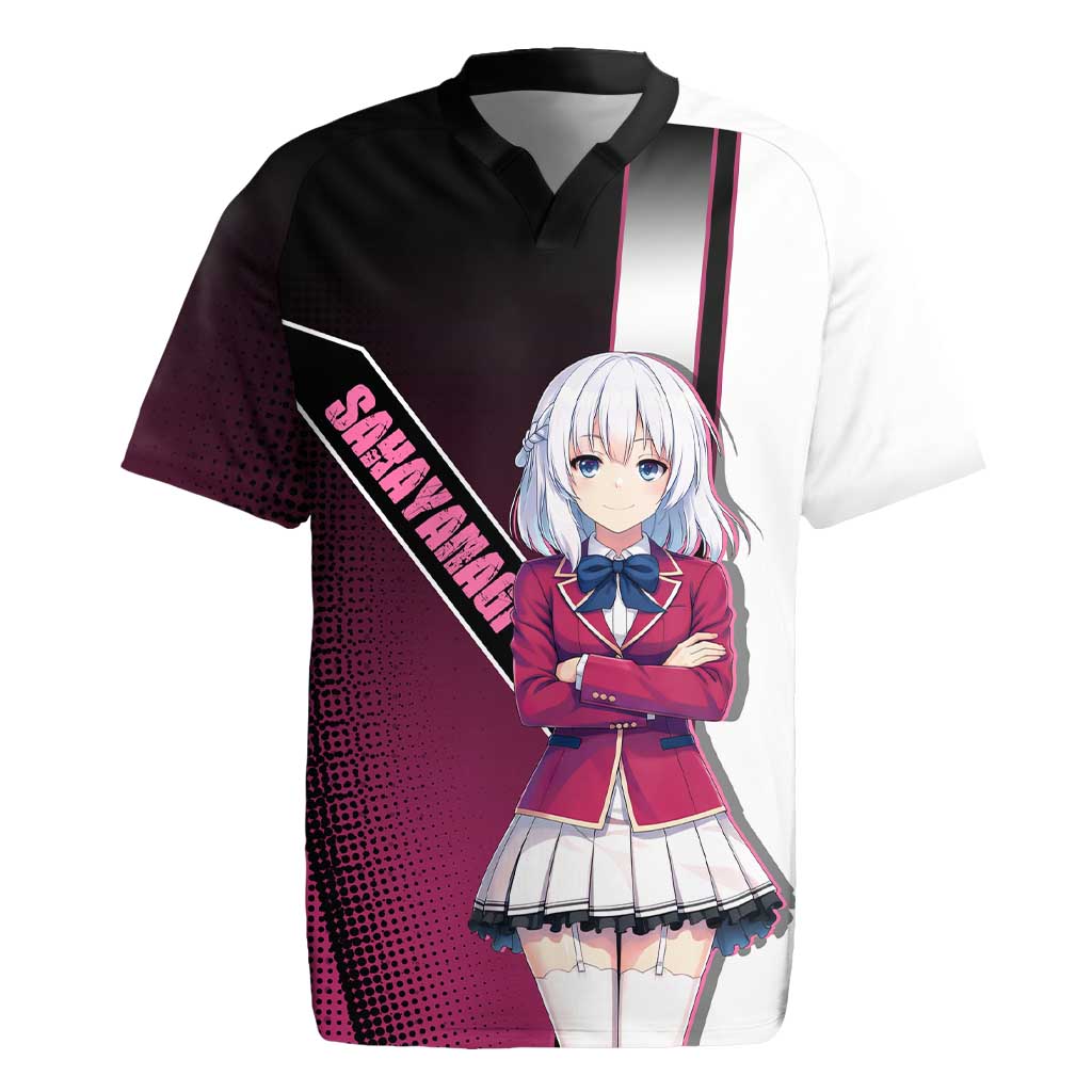 Arisu Sakayanagi Rugby Jersey Refined High-Class Anime Style