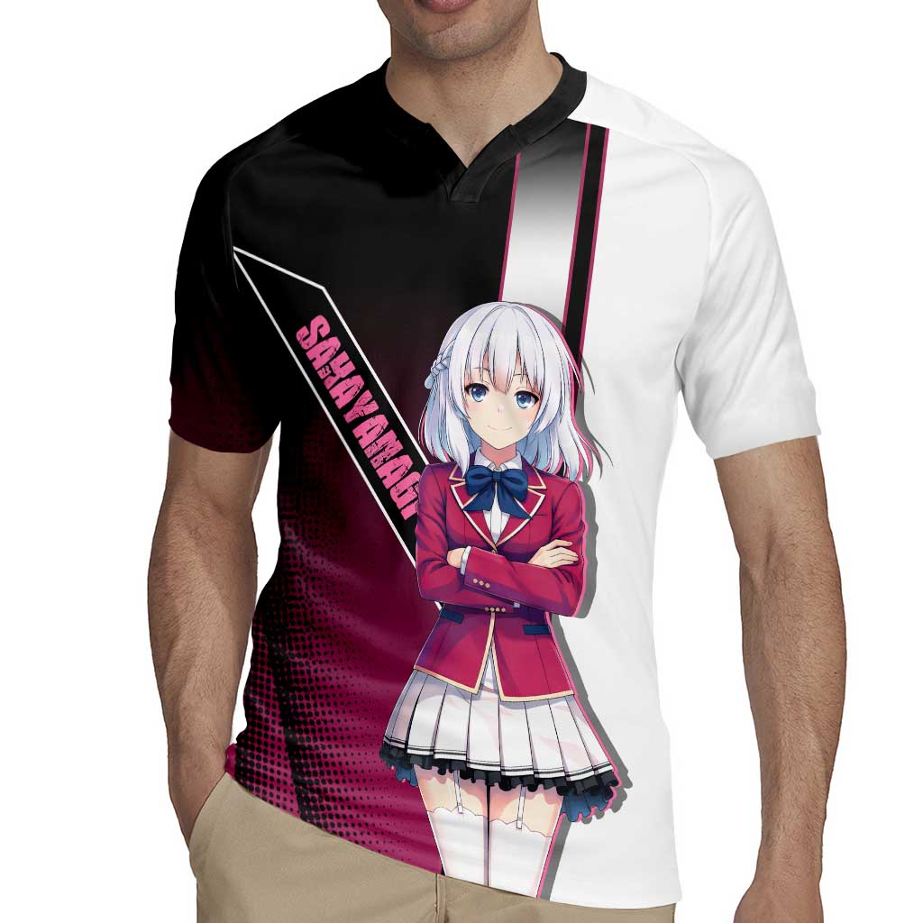 Arisu Sakayanagi Rugby Jersey Refined High-Class Anime Style
