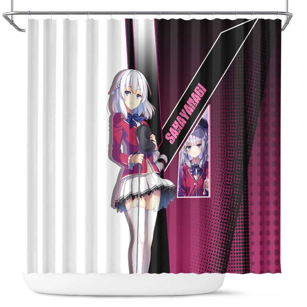 Arisu Sakayanagi Shower Curtain Refined High-Class Anime Style