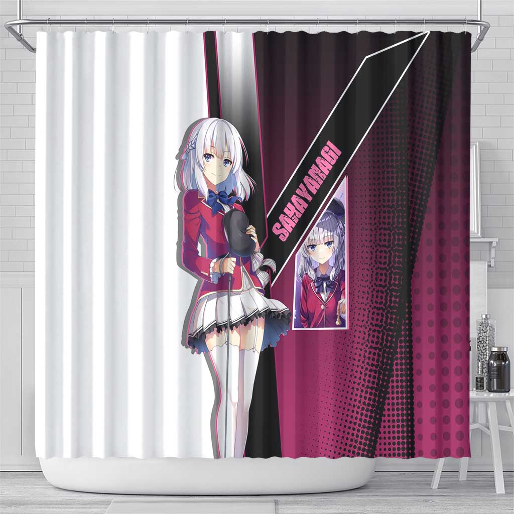 Arisu Sakayanagi Shower Curtain Refined High-Class Anime Style