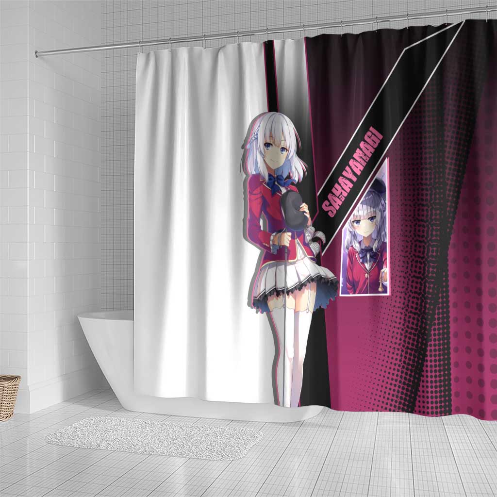 Arisu Sakayanagi Shower Curtain Refined High-Class Anime Style