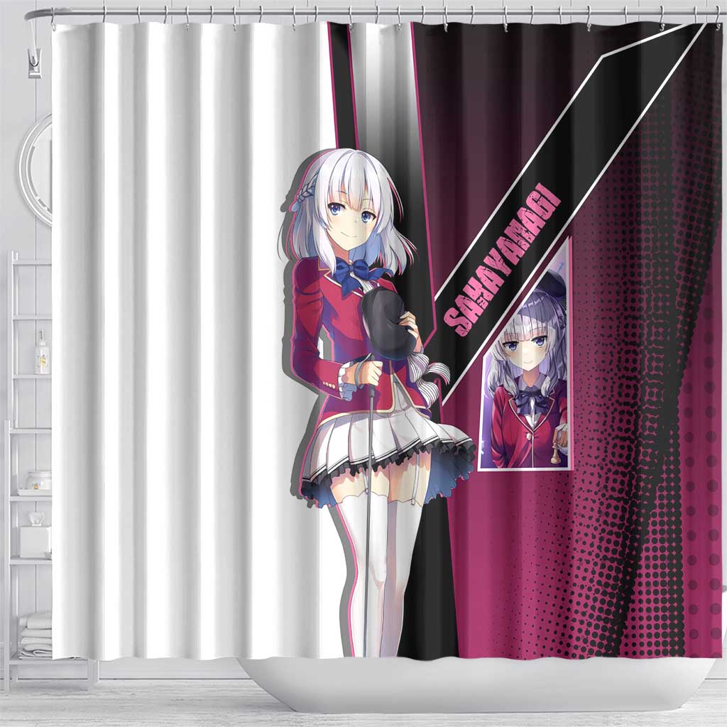 Arisu Sakayanagi Shower Curtain Refined High-Class Anime Style