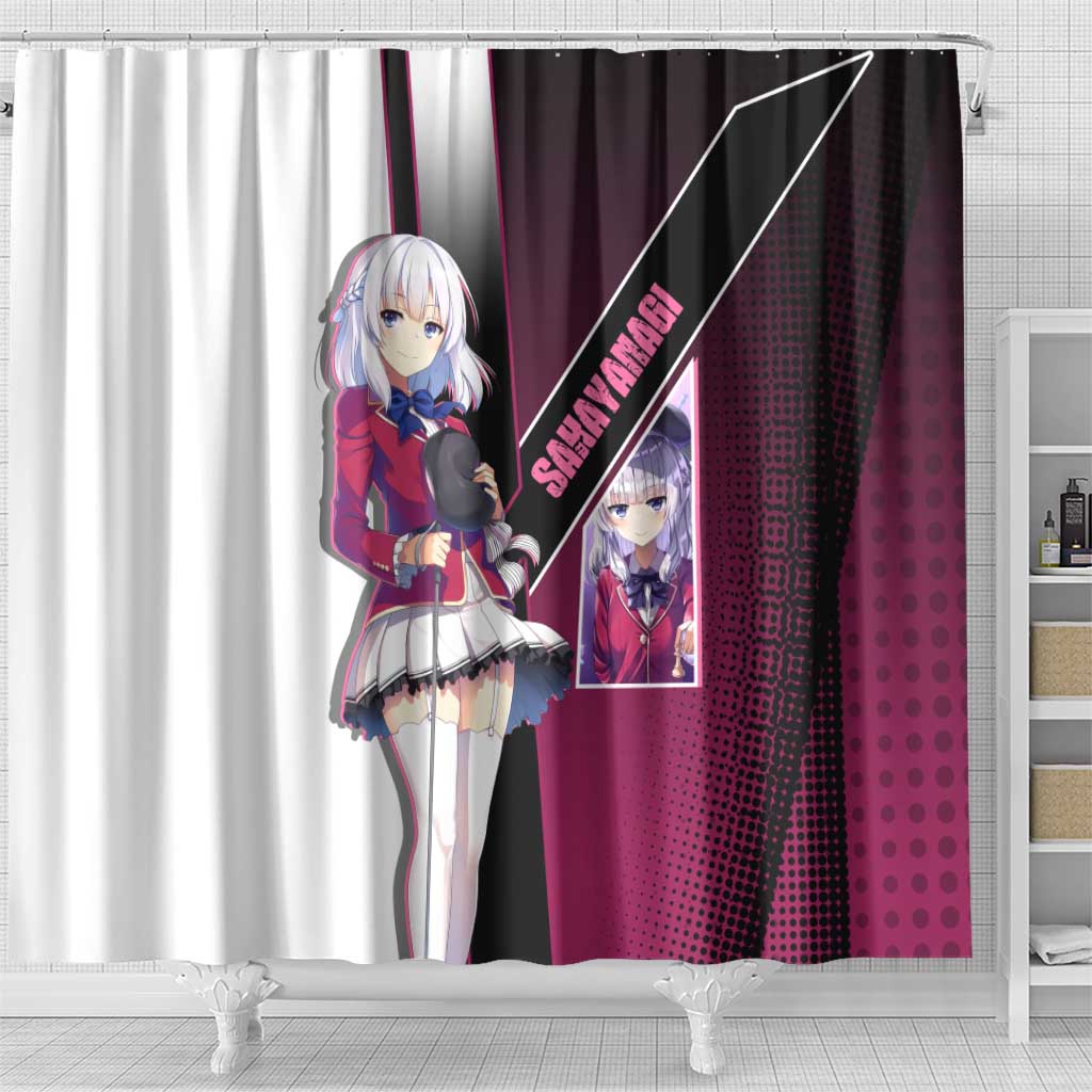 Arisu Sakayanagi Shower Curtain Refined High-Class Anime Style