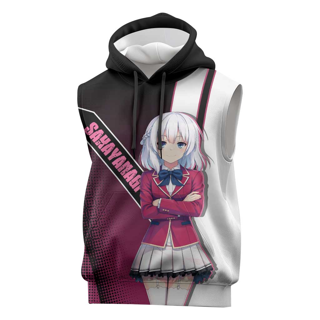 Arisu Sakayanagi Sleeveless Hoodie Refined High-Class Anime Style