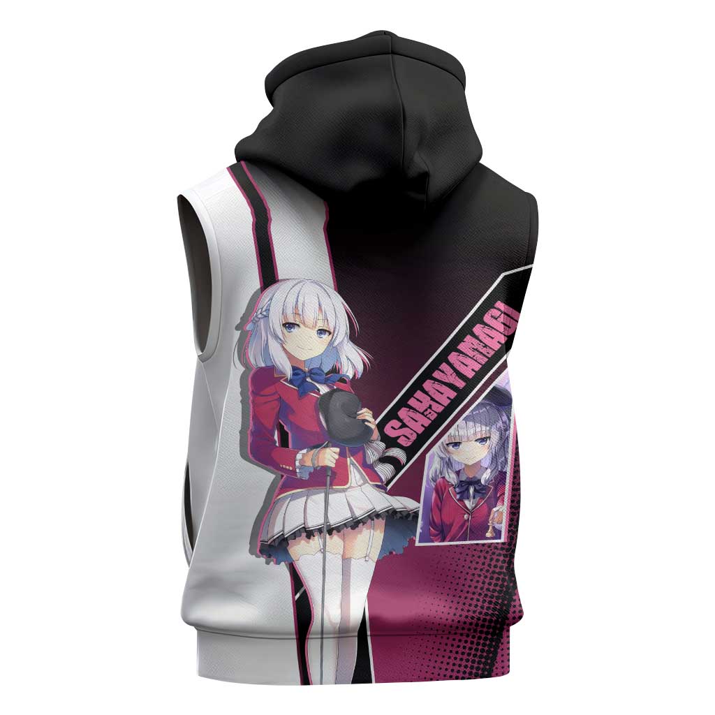 Arisu Sakayanagi Sleeveless Hoodie Refined High-Class Anime Style