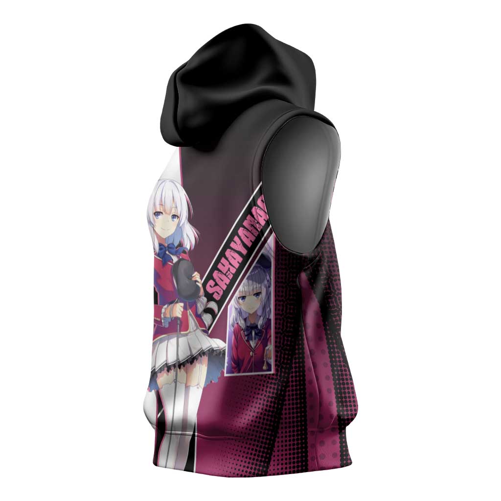 Arisu Sakayanagi Sleeveless Hoodie Refined High-Class Anime Style