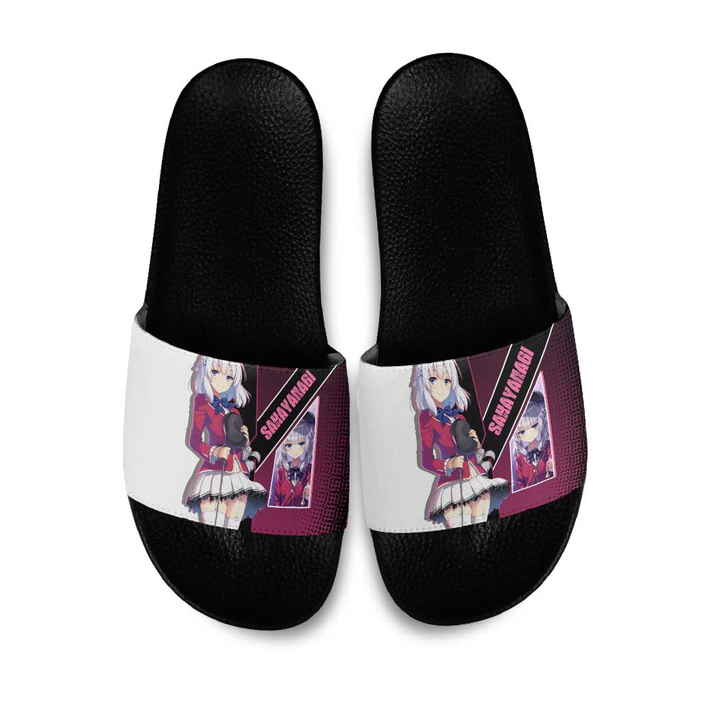 Arisu Sakayanagi Slide Sandals Refined High-Class Anime Style