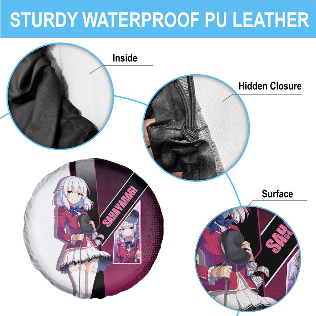 Arisu Sakayanagi Spare Tire Cover Refined High-Class Anime Style