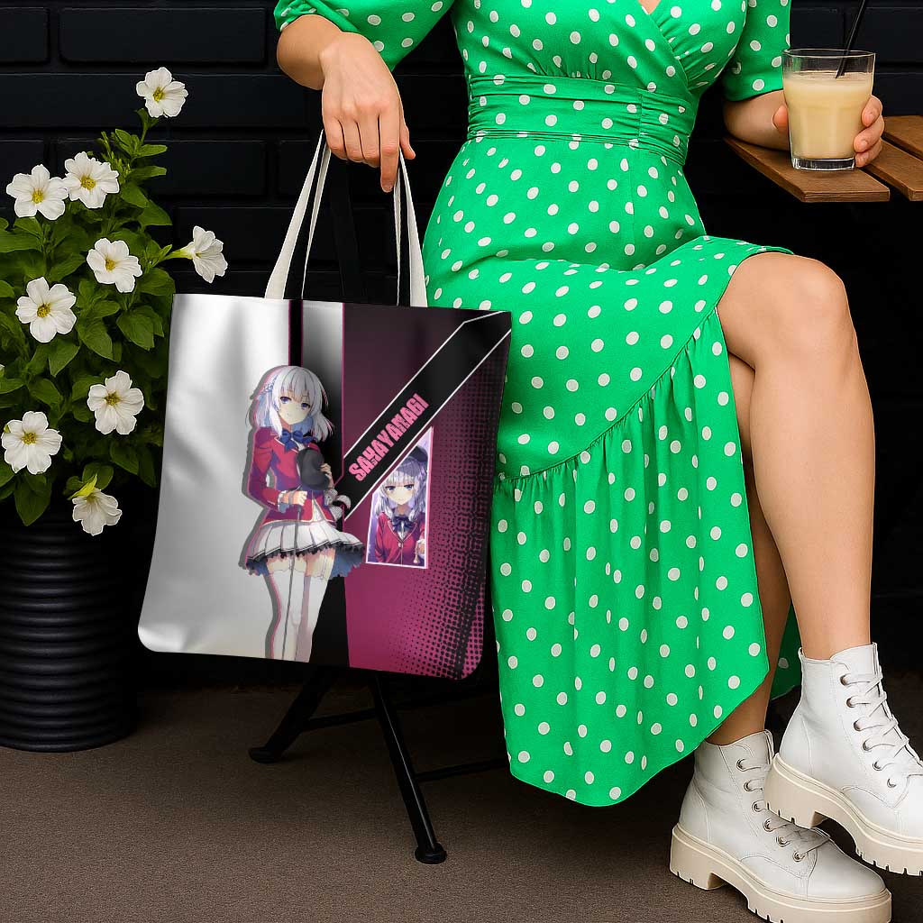 Arisu Sakayanagi Tote Bag Refined High-Class Anime Style