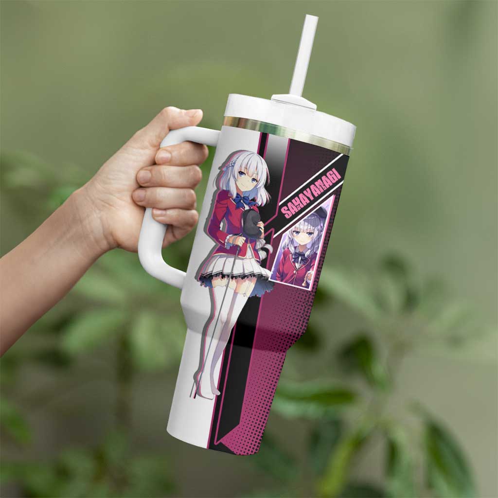 Arisu Sakayanagi Tumbler With Handle Refined High-Class Anime Style