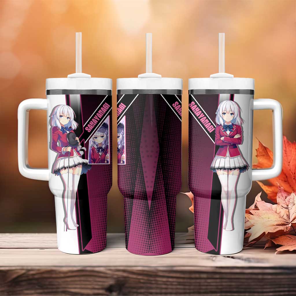 Arisu Sakayanagi Tumbler With Handle Refined High-Class Anime Style