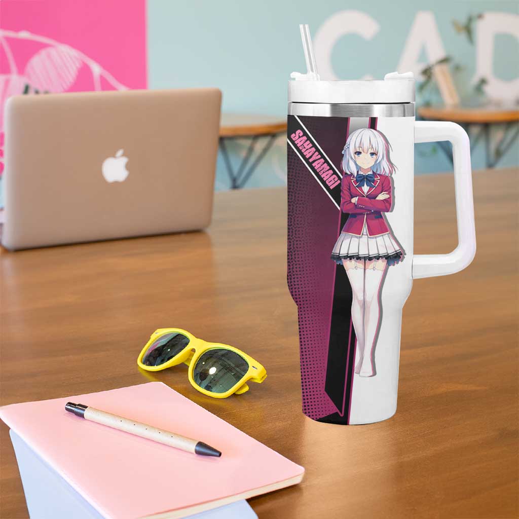 Arisu Sakayanagi Tumbler With Handle Refined High-Class Anime Style