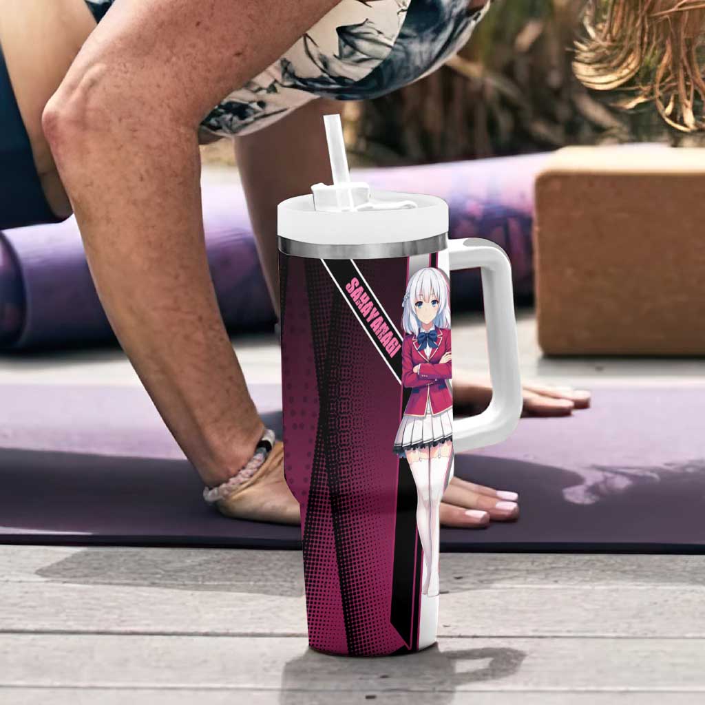 Arisu Sakayanagi Tumbler With Handle Refined High-Class Anime Style