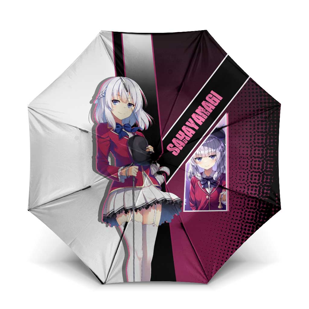 Arisu Sakayanagi Umbrella Refined High-Class Anime Style