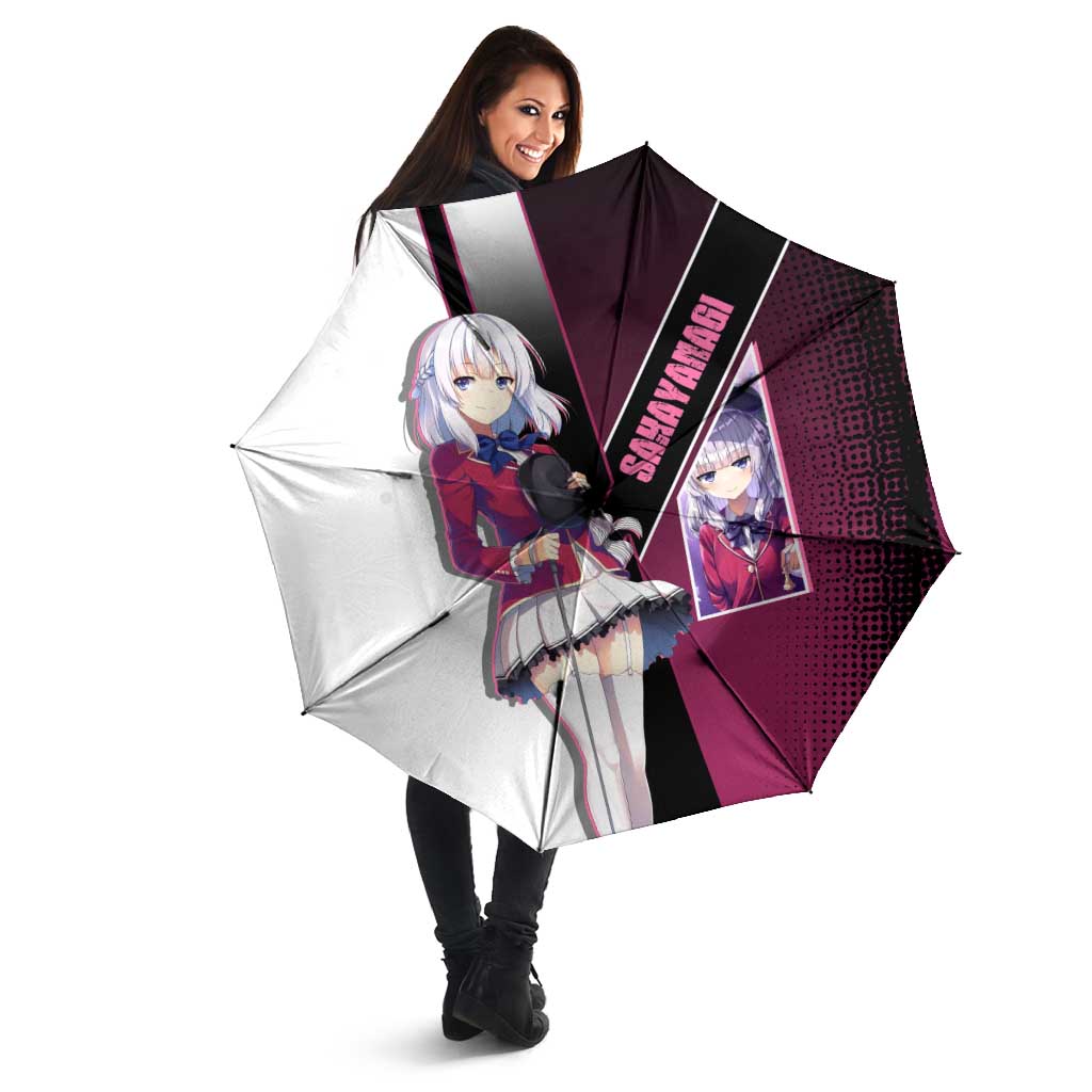 Arisu Sakayanagi Umbrella Refined High-Class Anime Style