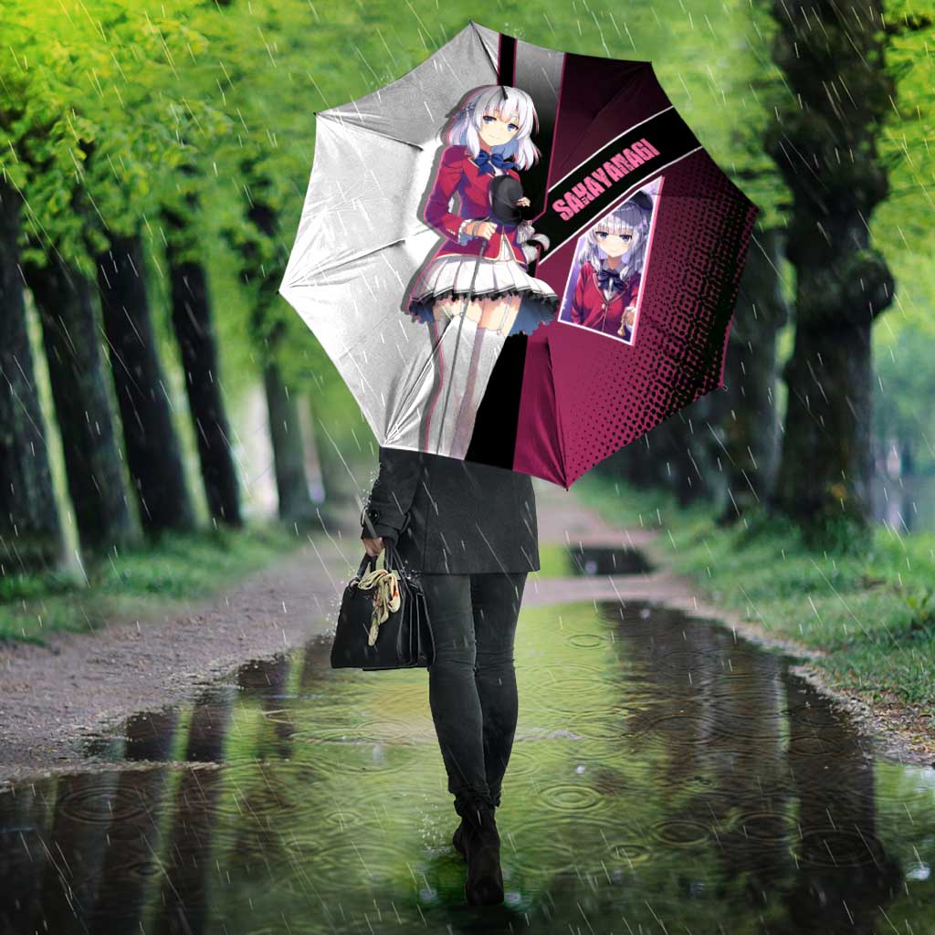 Arisu Sakayanagi Umbrella Refined High-Class Anime Style
