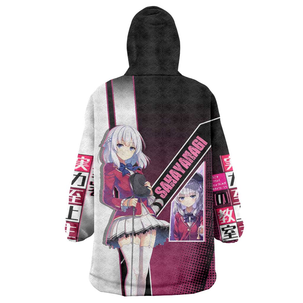 Arisu Sakayanagi Wearable Blanket Hoodie Refined High-Class Anime Style