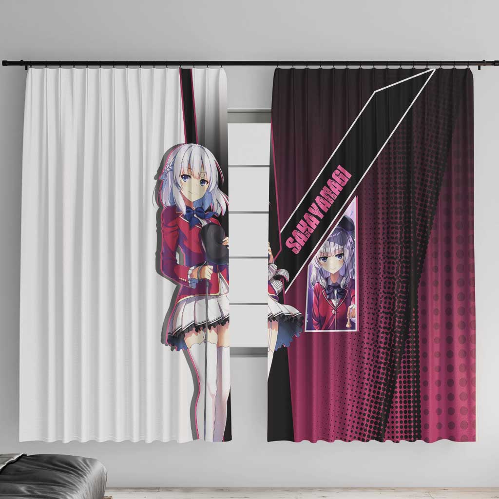 Arisu Sakayanagi Window Curtain Refined High-Class Anime Style